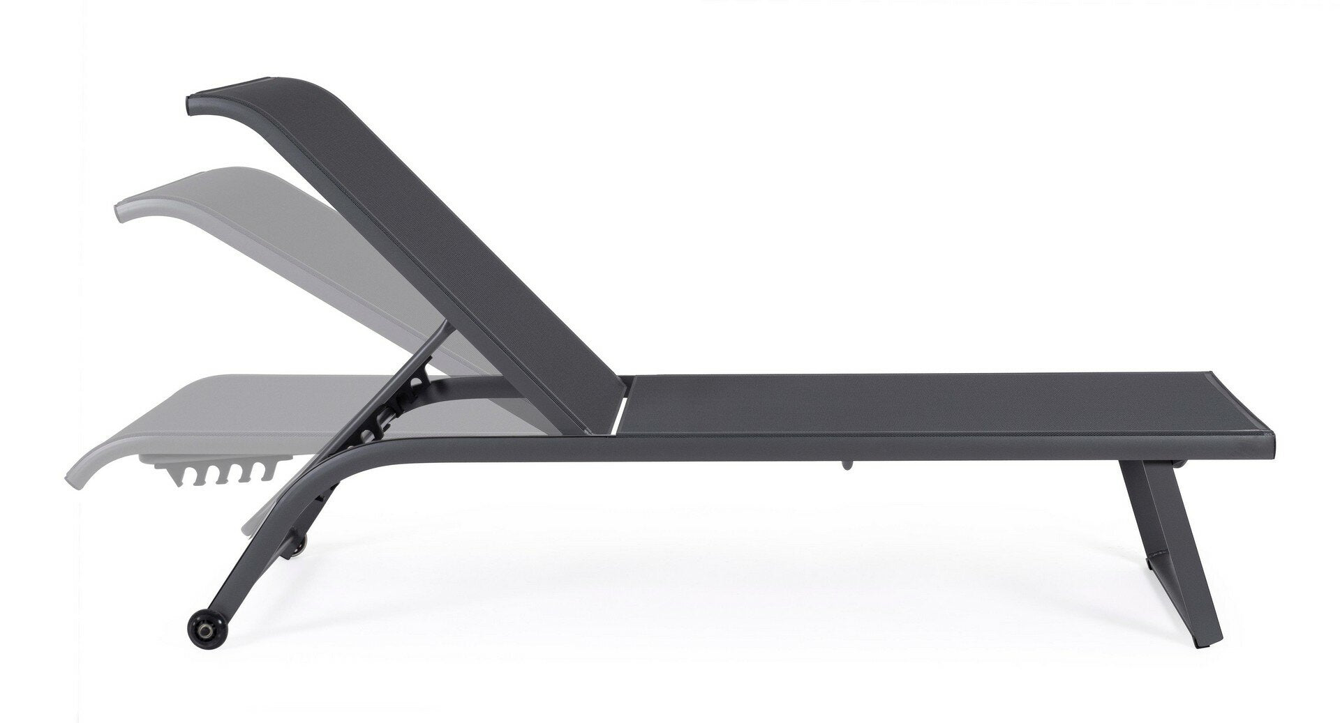 Lounger TAYLOR, anthracite, textilene