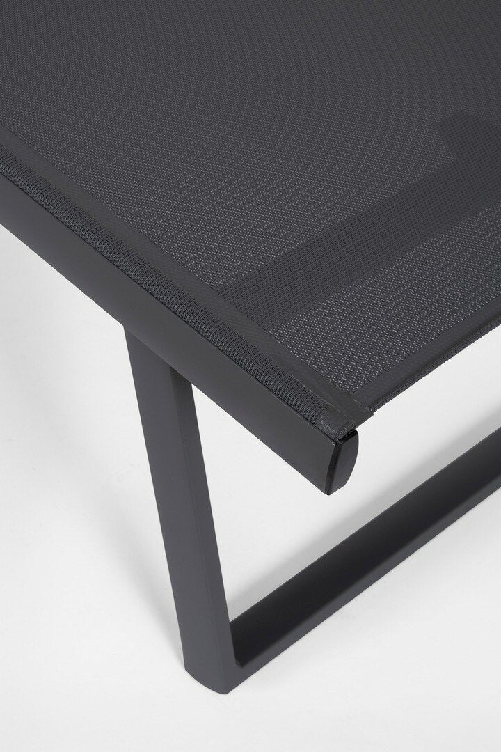 Lounger TAYLOR, anthracite, textilene
