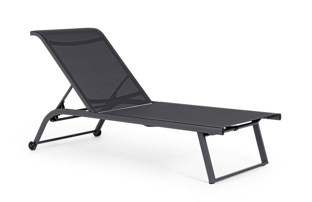 Lounger TAYLOR, anthracite, textilene