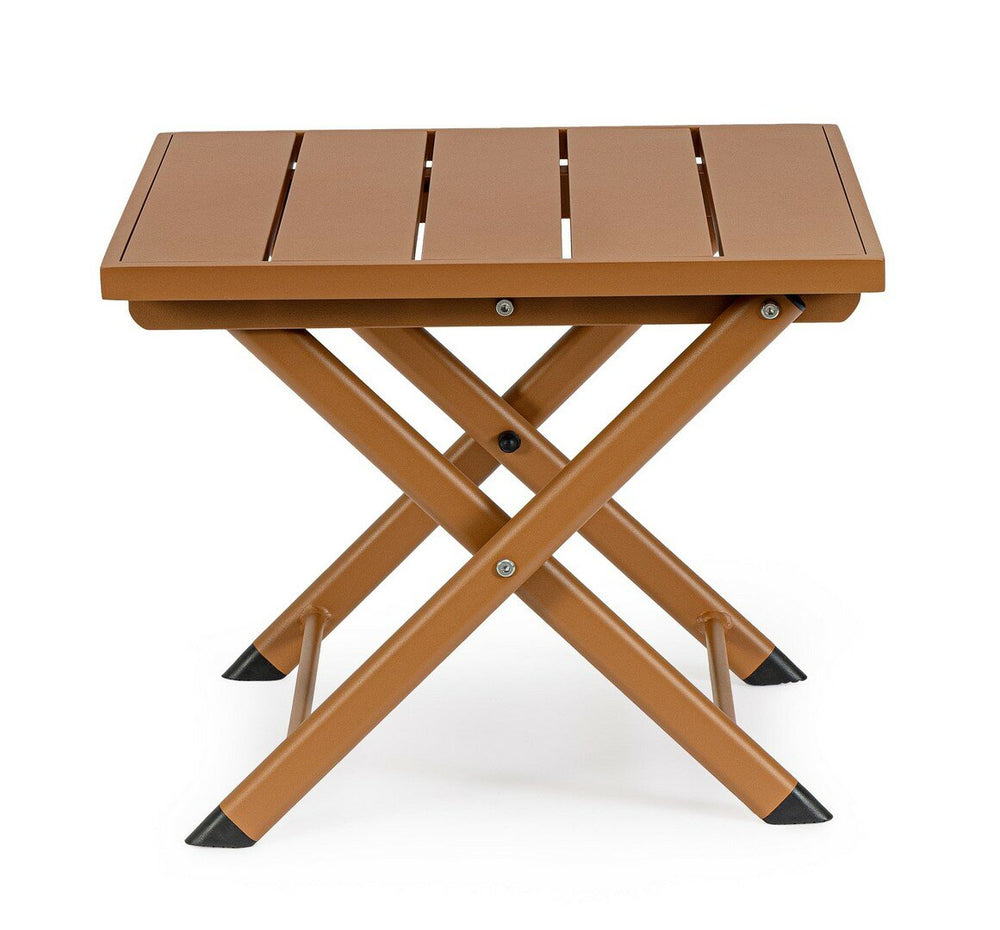 Folding table TAYLOR, pecan, 44x43