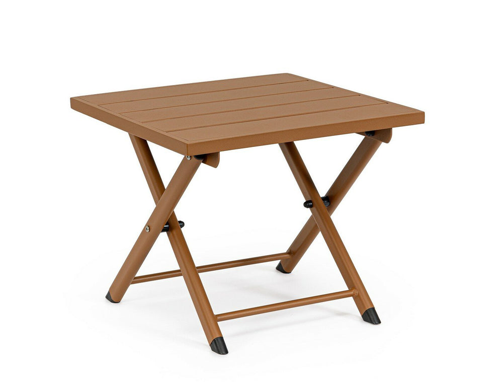 Folding table TAYLOR, pecan, 44x43