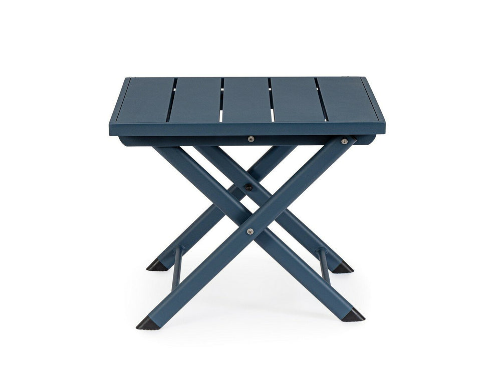 Coffee table TAYLOR, dark blue, foldable