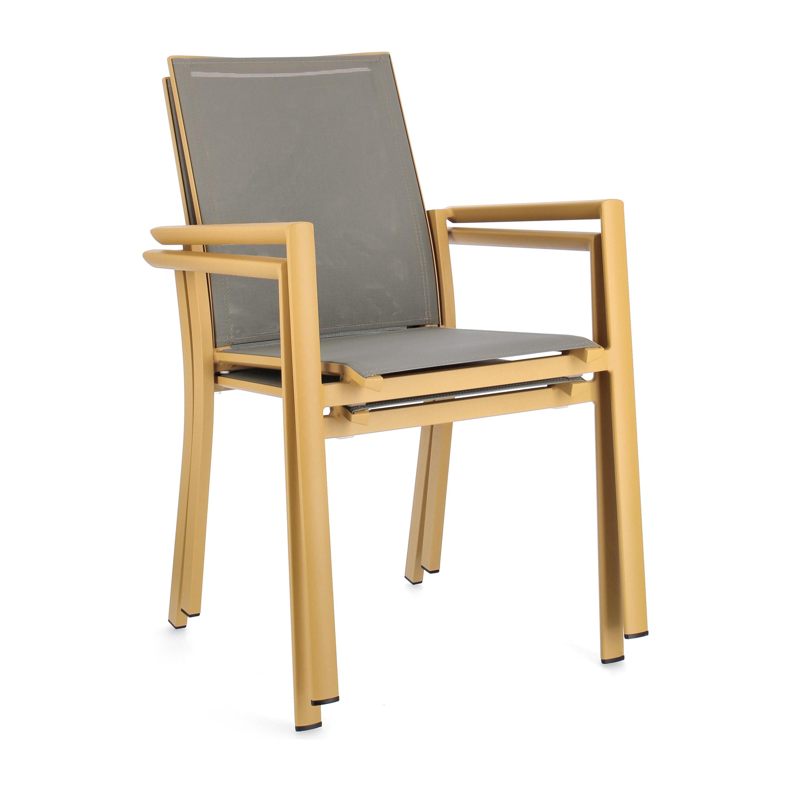 KONNOR Outdoor chair, mustard yellow