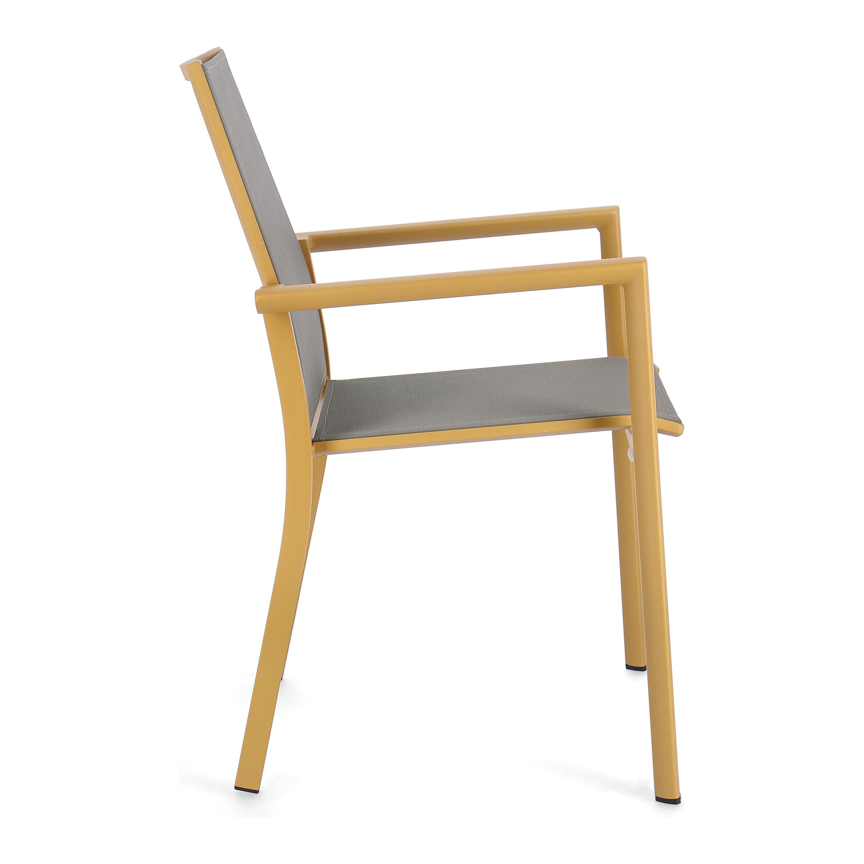 KONNOR Outdoor chair, mustard yellow