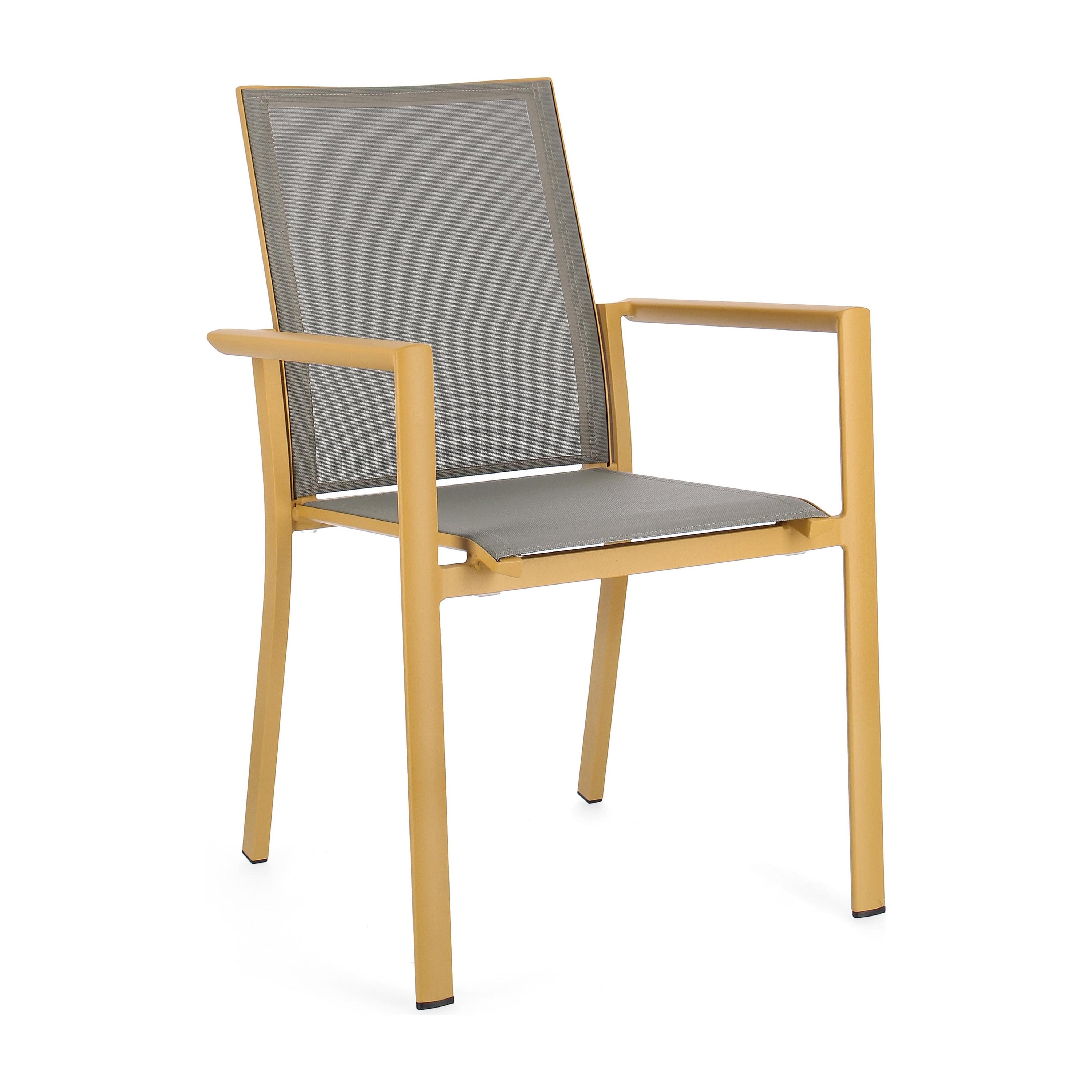 KONNOR Outdoor chair, mustard yellow