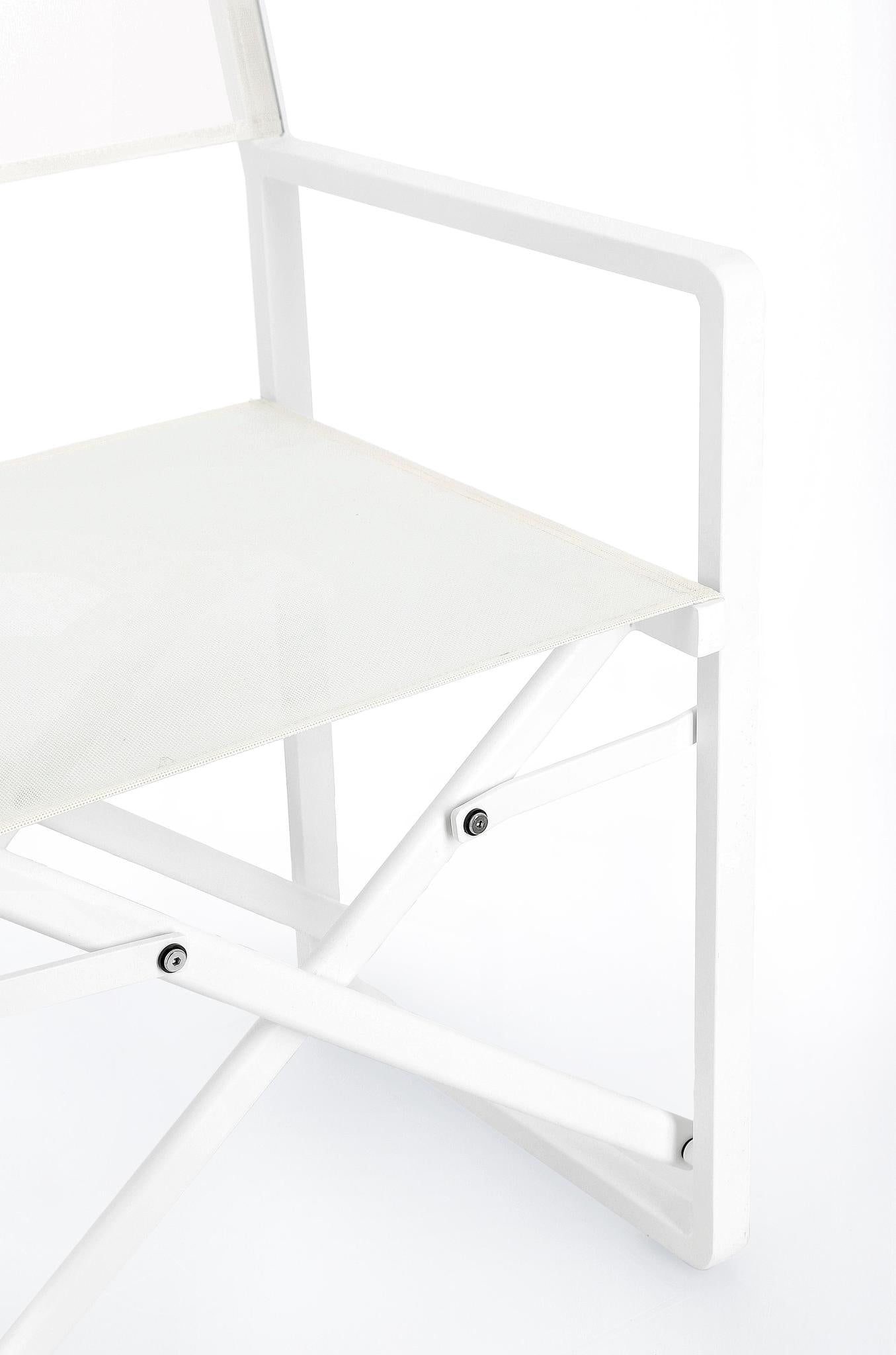 Sulankstoma lauko kėdė KONNOR WHITE, balta