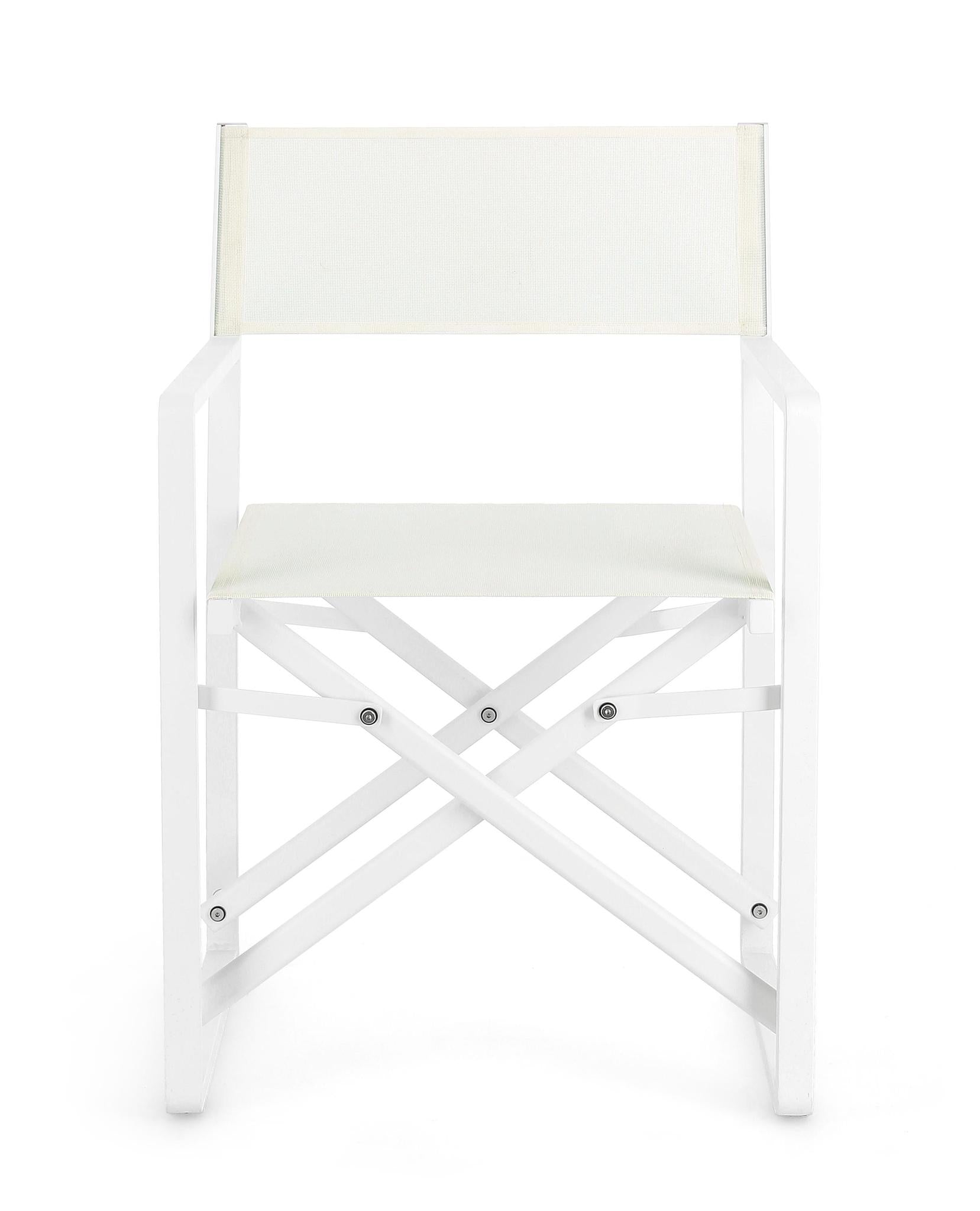 Sulankstoma lauko kėdė KONNOR WHITE, balta