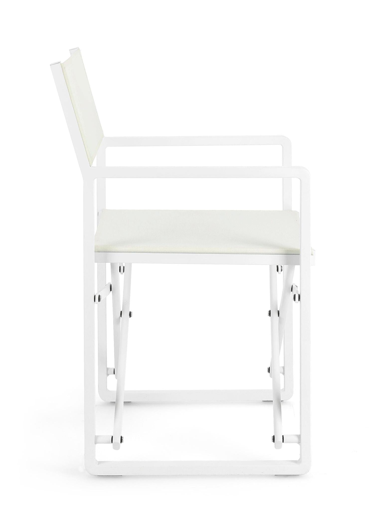 Sulankstoma lauko kėdė KONNOR WHITE, balta