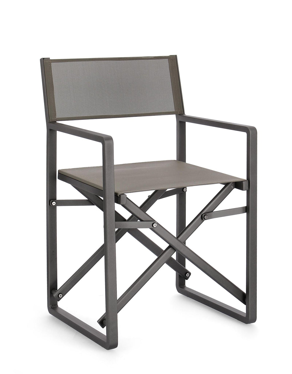 Sulankstoma lauko kėdė KONNOR CHARCOAL, antracito spalvos