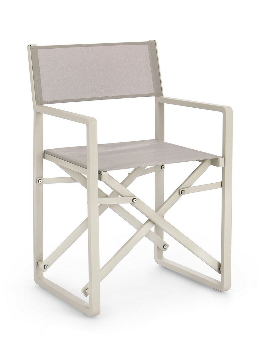 Folding chair KONNOR, rattan, textilene