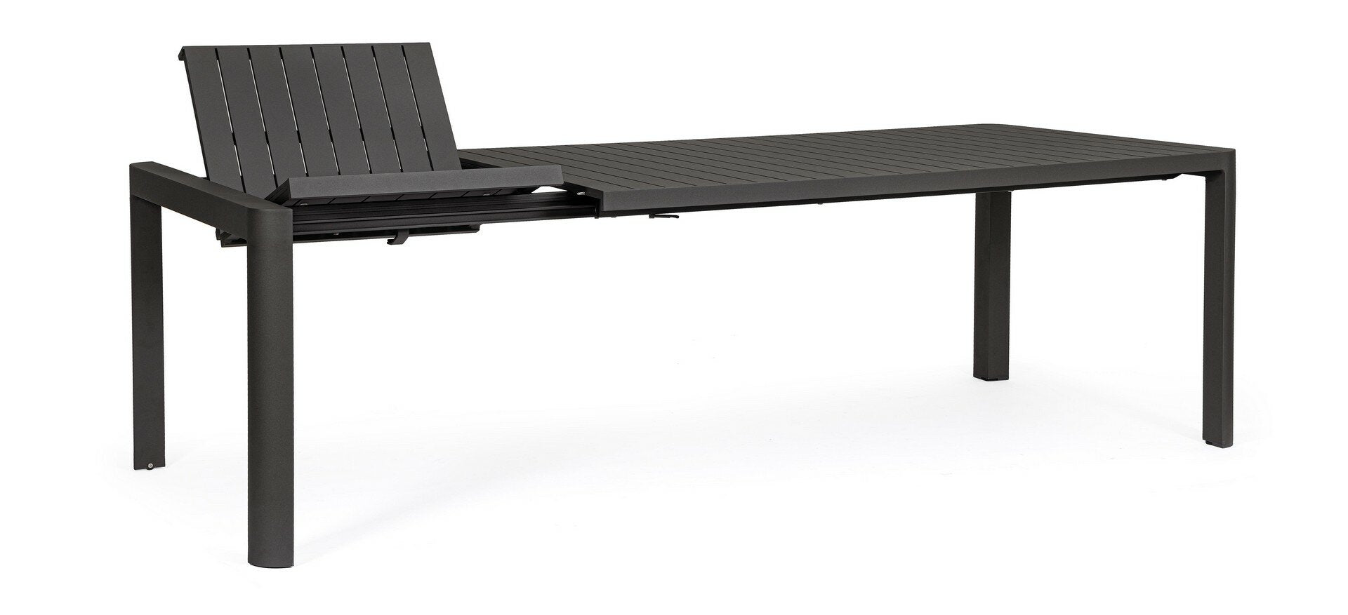 Išskleidžiamas stalas KIPLIN, antracitas, 180-240