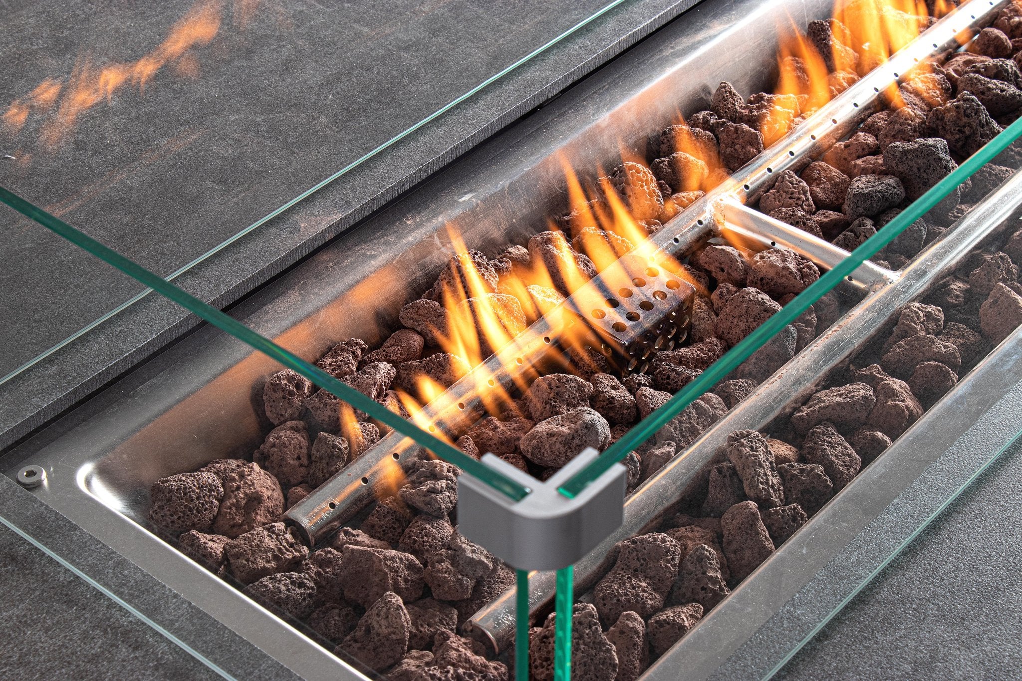 Lauko baldų komplektas HENDRIX CHARCOAL, 4 dalių