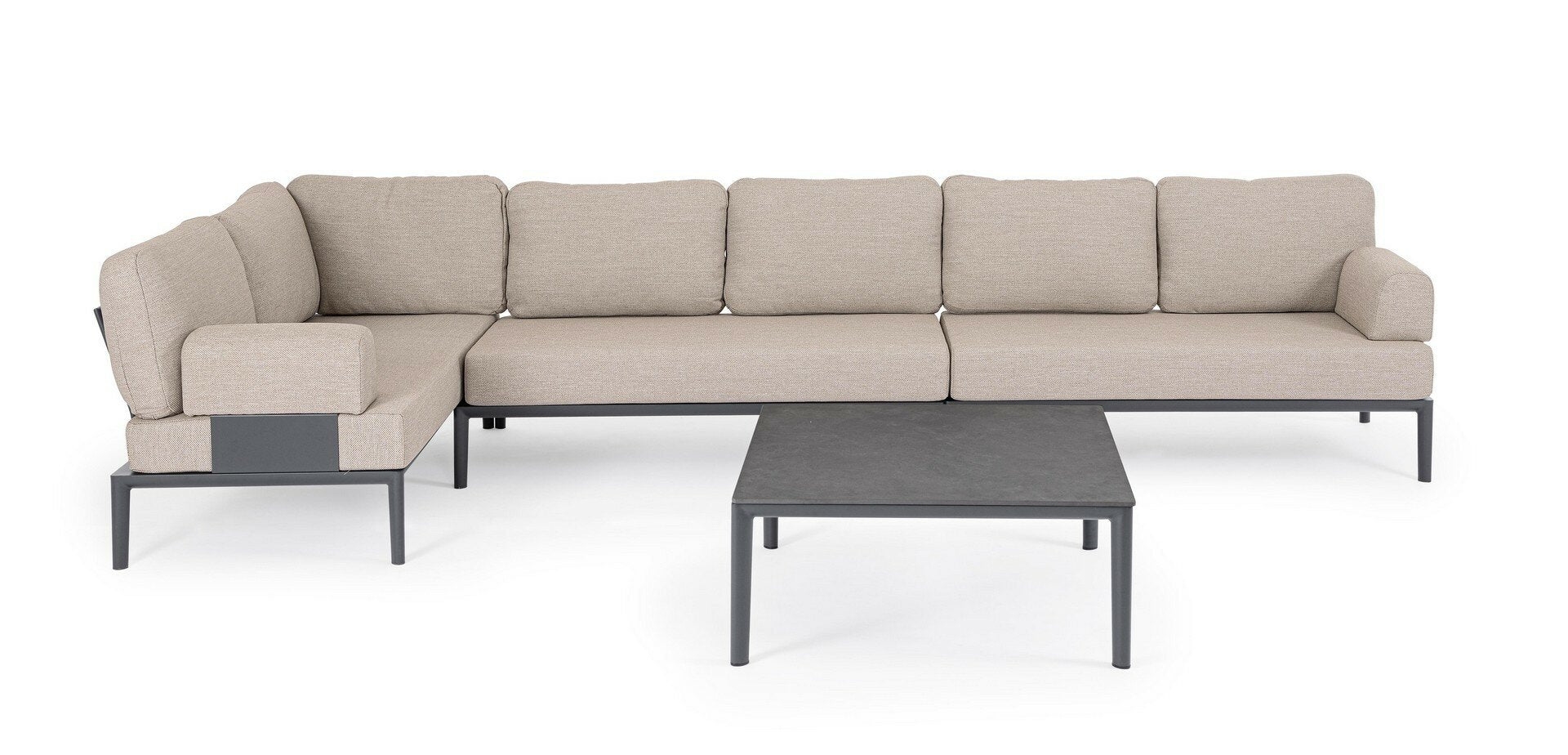 Corner sofa GERALD, anthracite