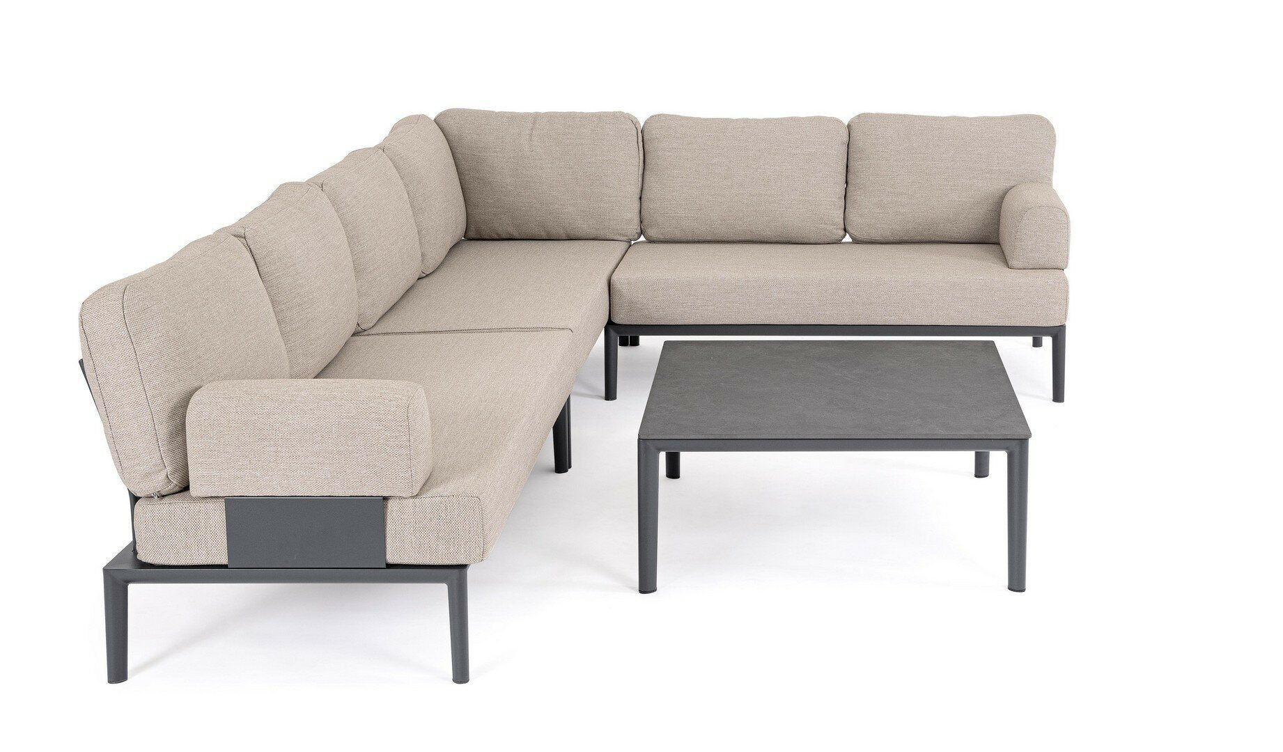 Corner sofa GERALD, anthracite