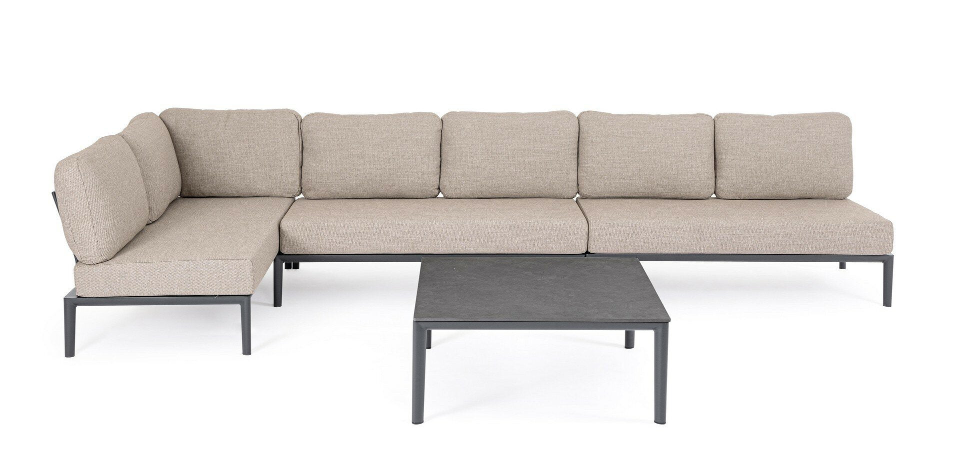 Corner sofa GERALD, anthracite