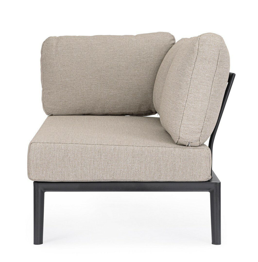 Corner sofa GERALD, anthracite