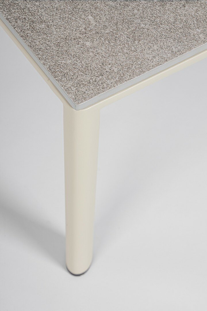 Coffee table GERALD, sintered stone, 90x90