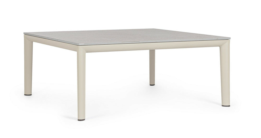 Coffee table GERALD, sintered stone, 90x90