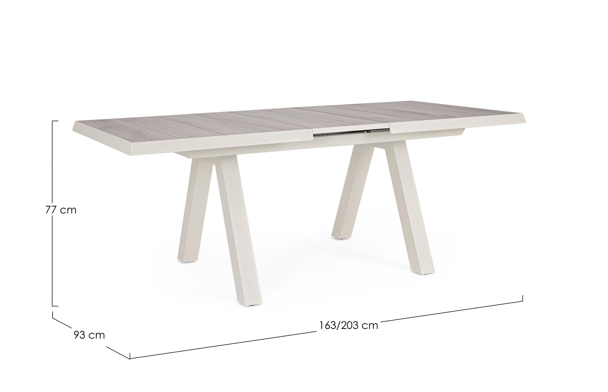 Lauko stalas KRION PELICAN, 163–203x93 cm