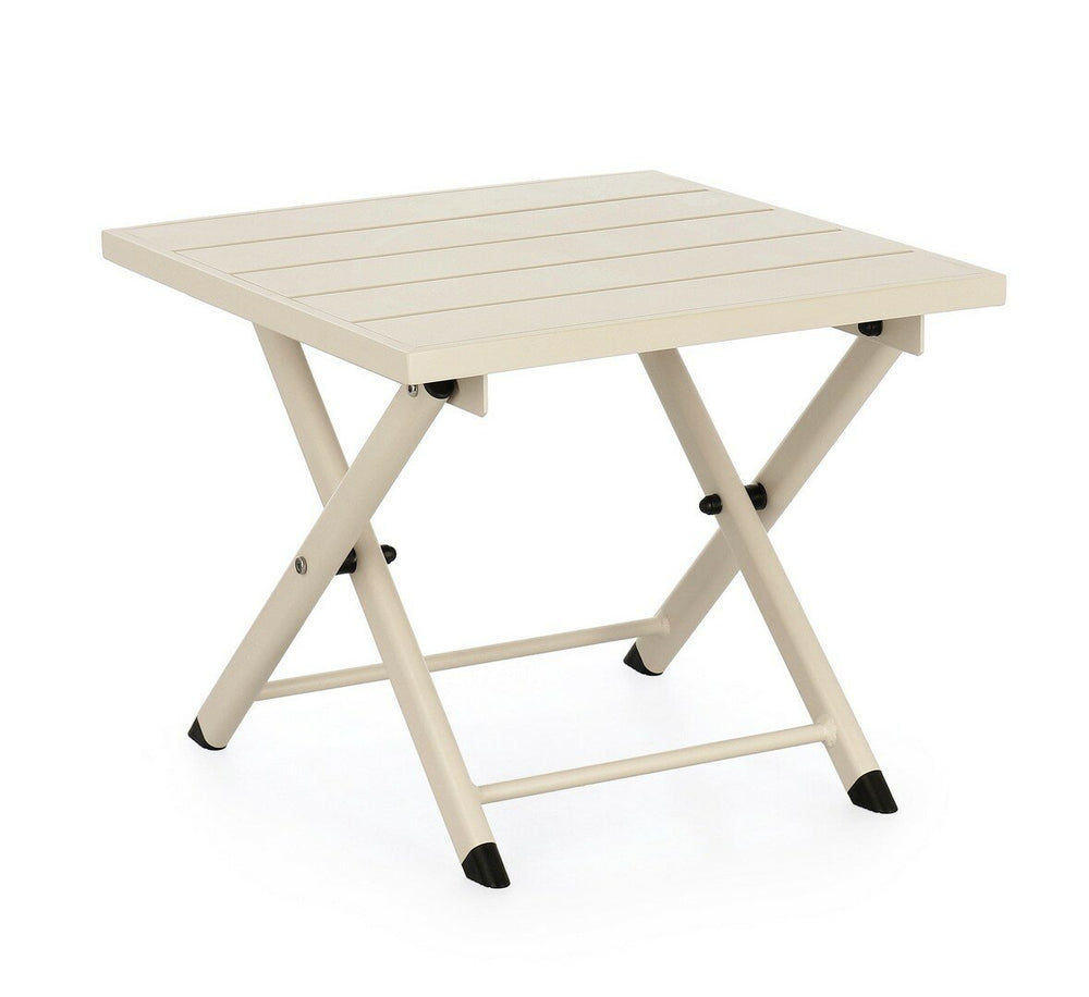 Folding table TAYLOR, whisper, 44x43