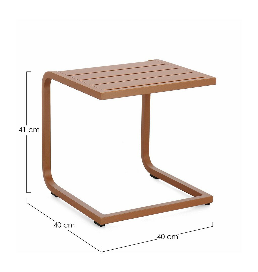 Coffee table TAYLOR, pecan, 40x40