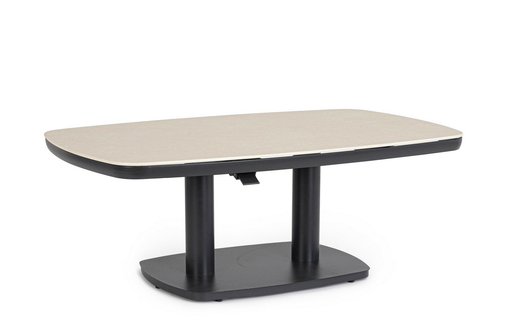 Garden table TALETE, anthracite, sintered stone