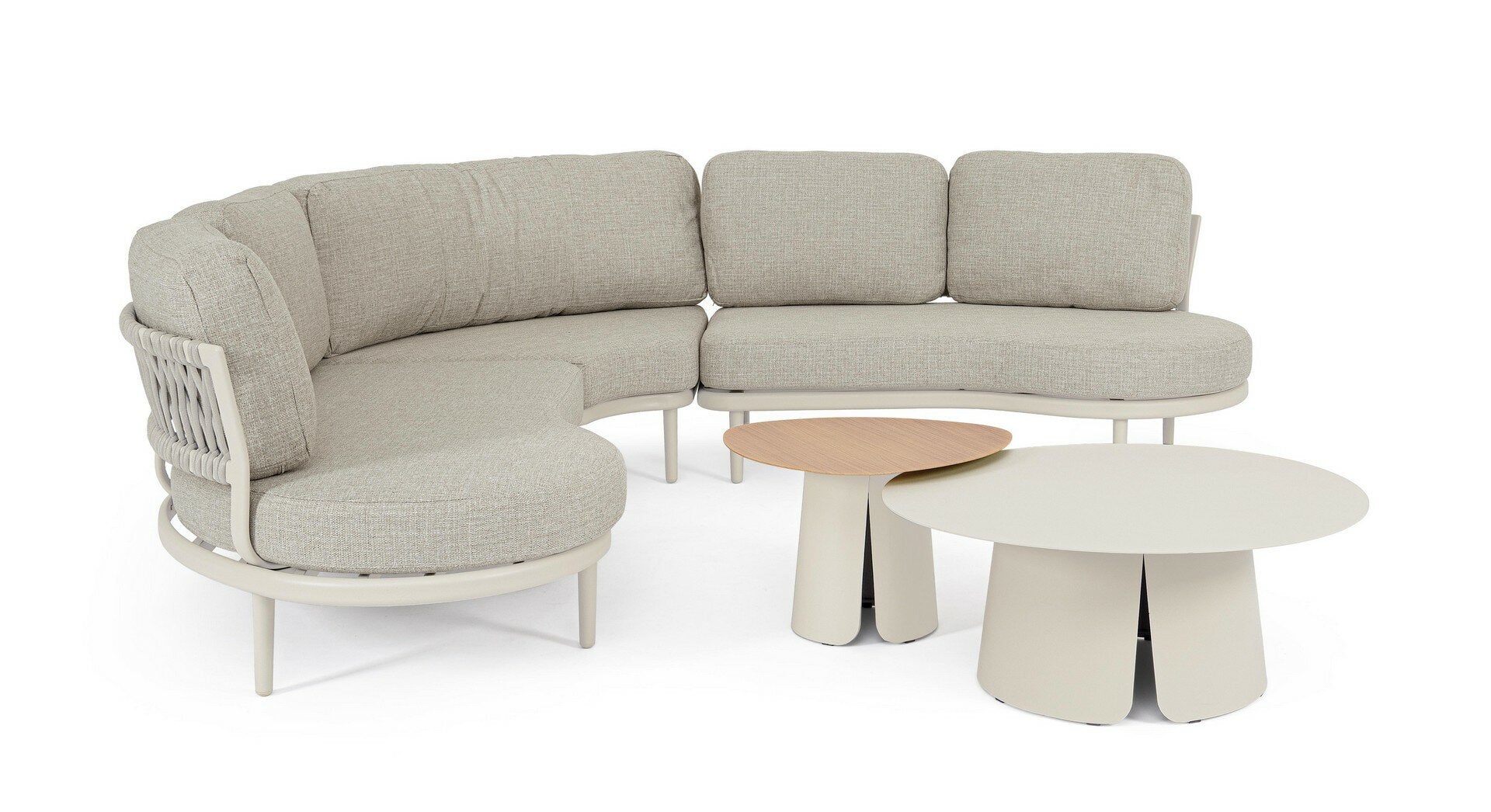Corner sofa set HELIOS, pelican