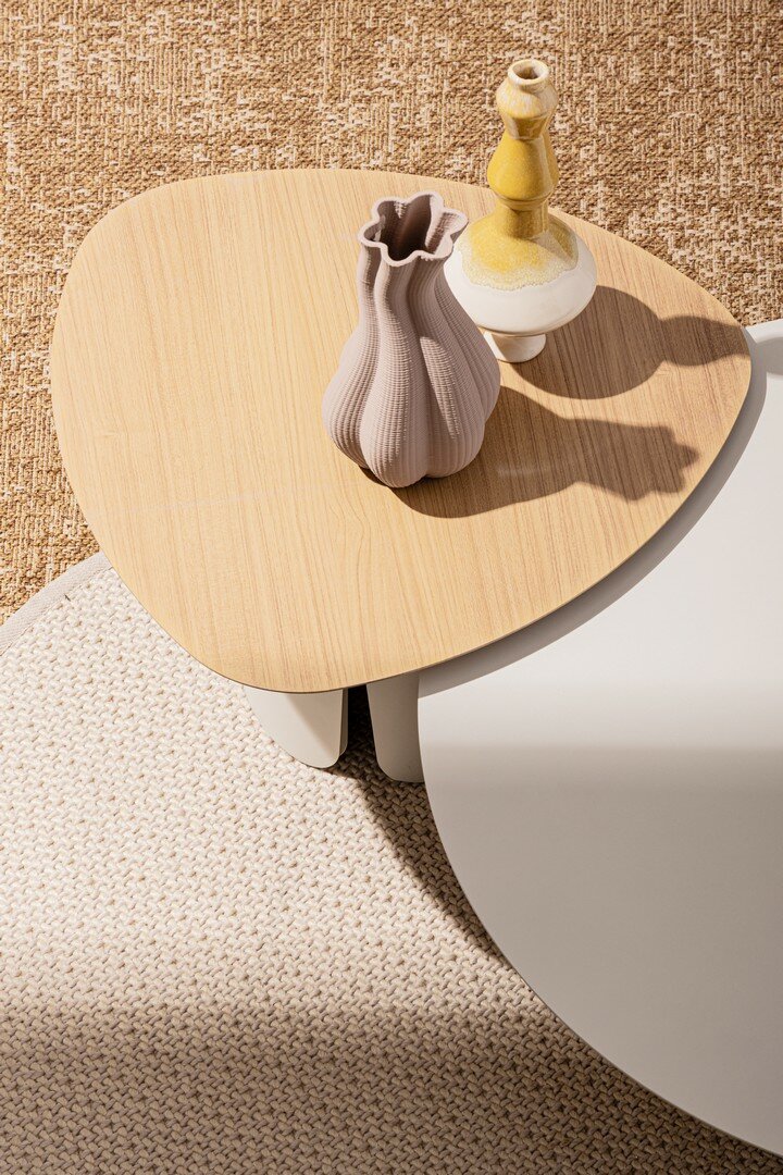 Coffee table set HAYDEN, pelican