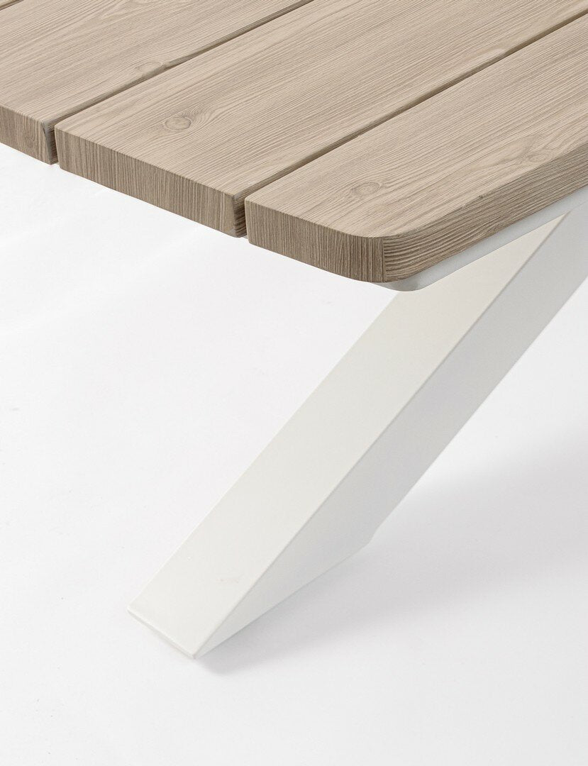 Garden table ZELMAR, vapor, 260x118 cm