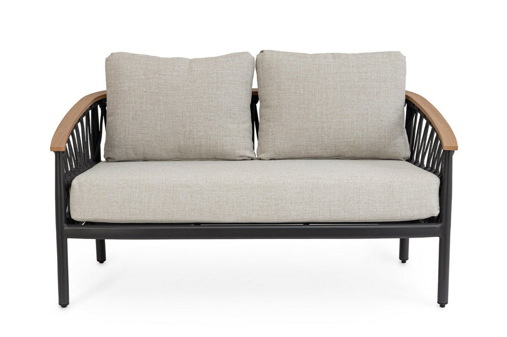 Sofa FENIX, anthracite, rope