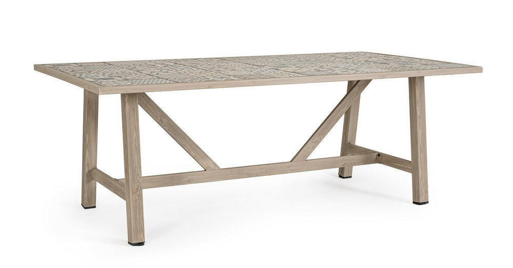 KALIMERA table, wood effect, 206x106