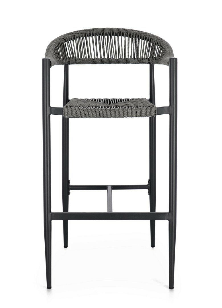 Baro taburetė JANDIA, antracitas/pilka