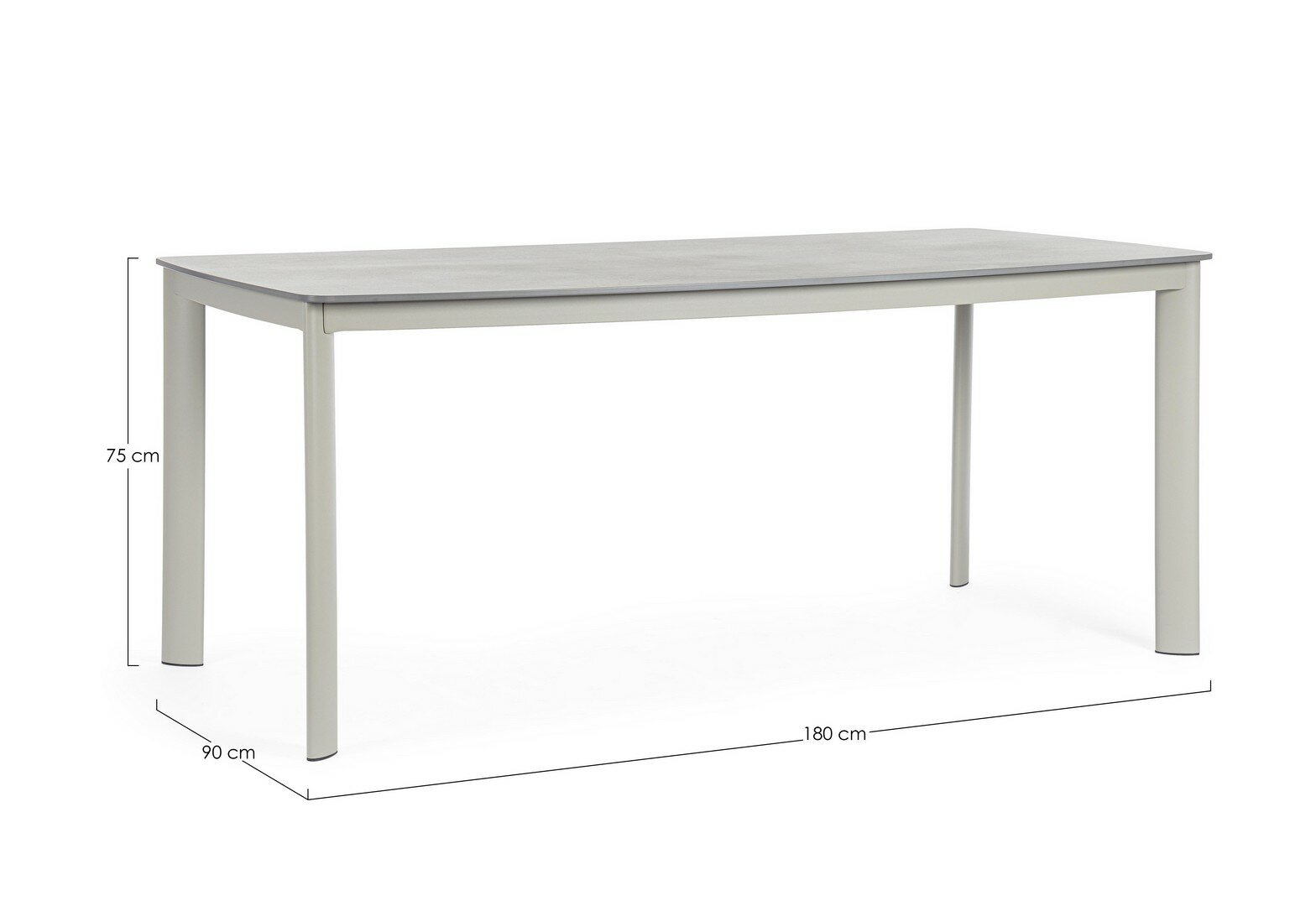Garden table ALCORA, Saturn, sintered stone