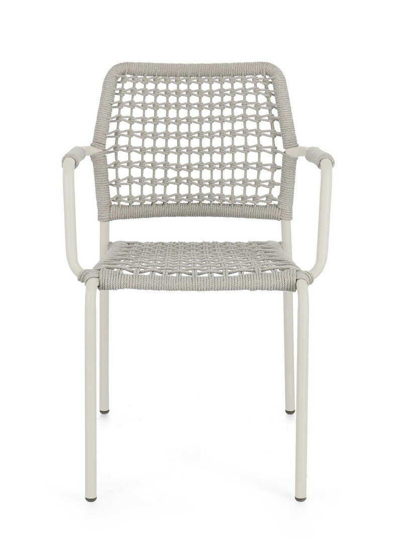 Garden chair RAJADA, wall, rope