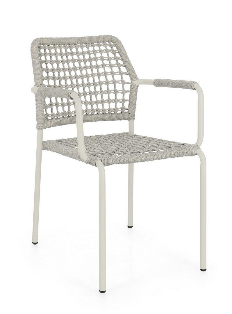 Garden chair RAJADA, wall, rope