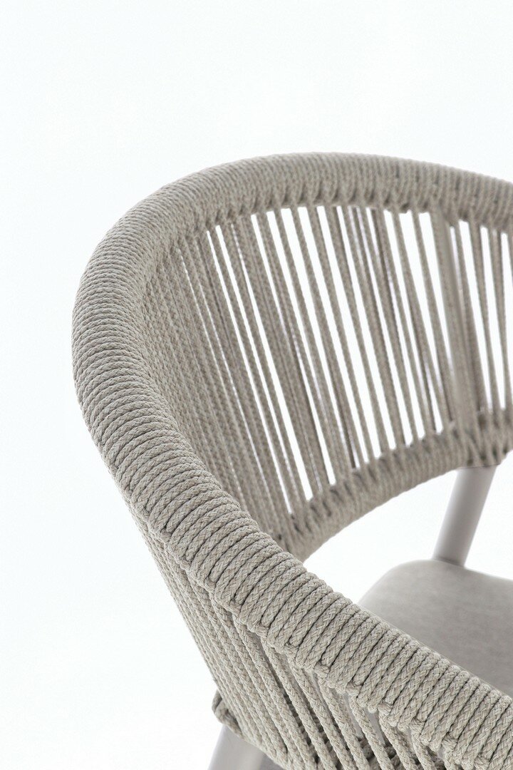 Garden chair MILLOR, wall, rope