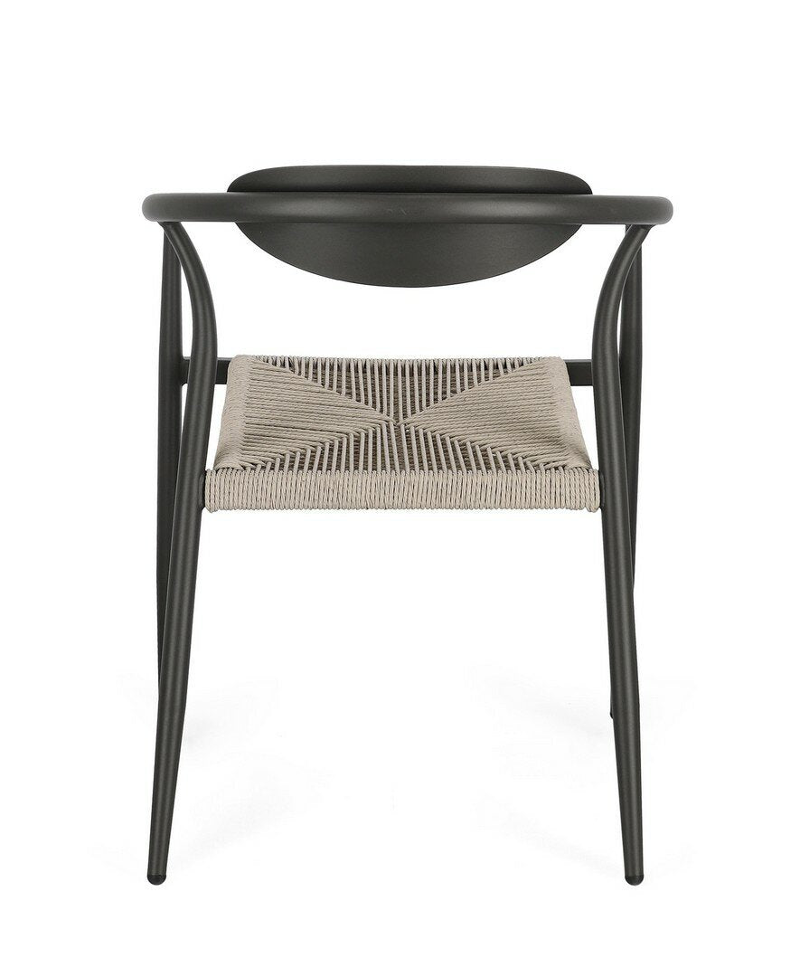 Garden chair LINARES, anthracite, stackable