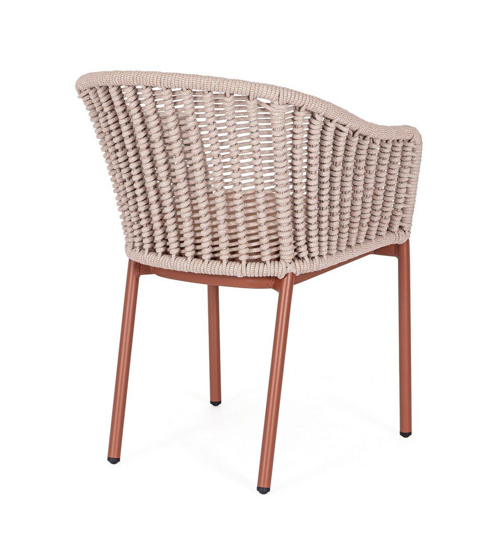 Garden chair SALINES, frame, rope