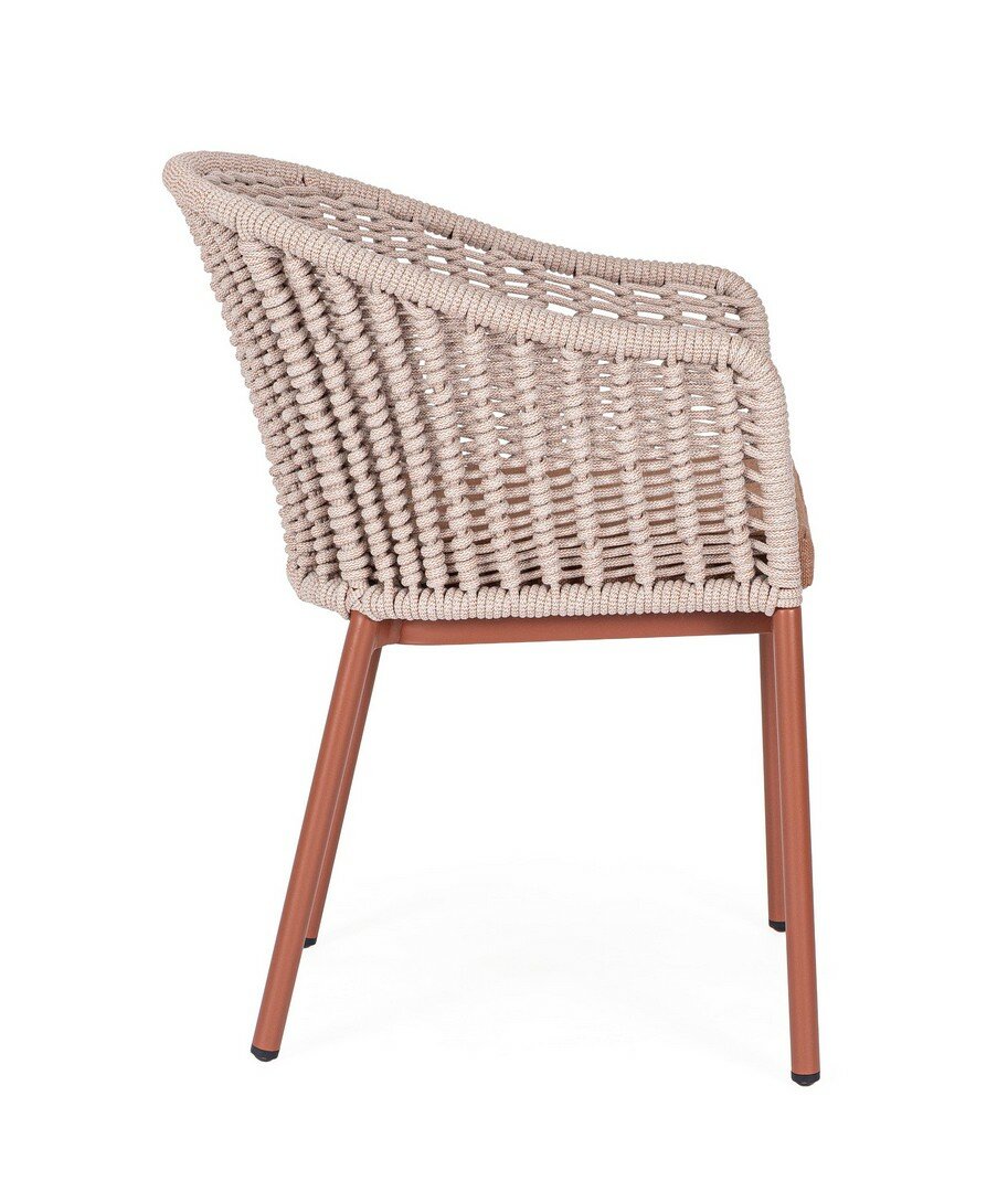 Garden chair SALINES, frame, rope