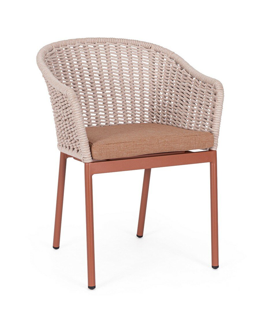 Garden chair SALINES, frame, rope
