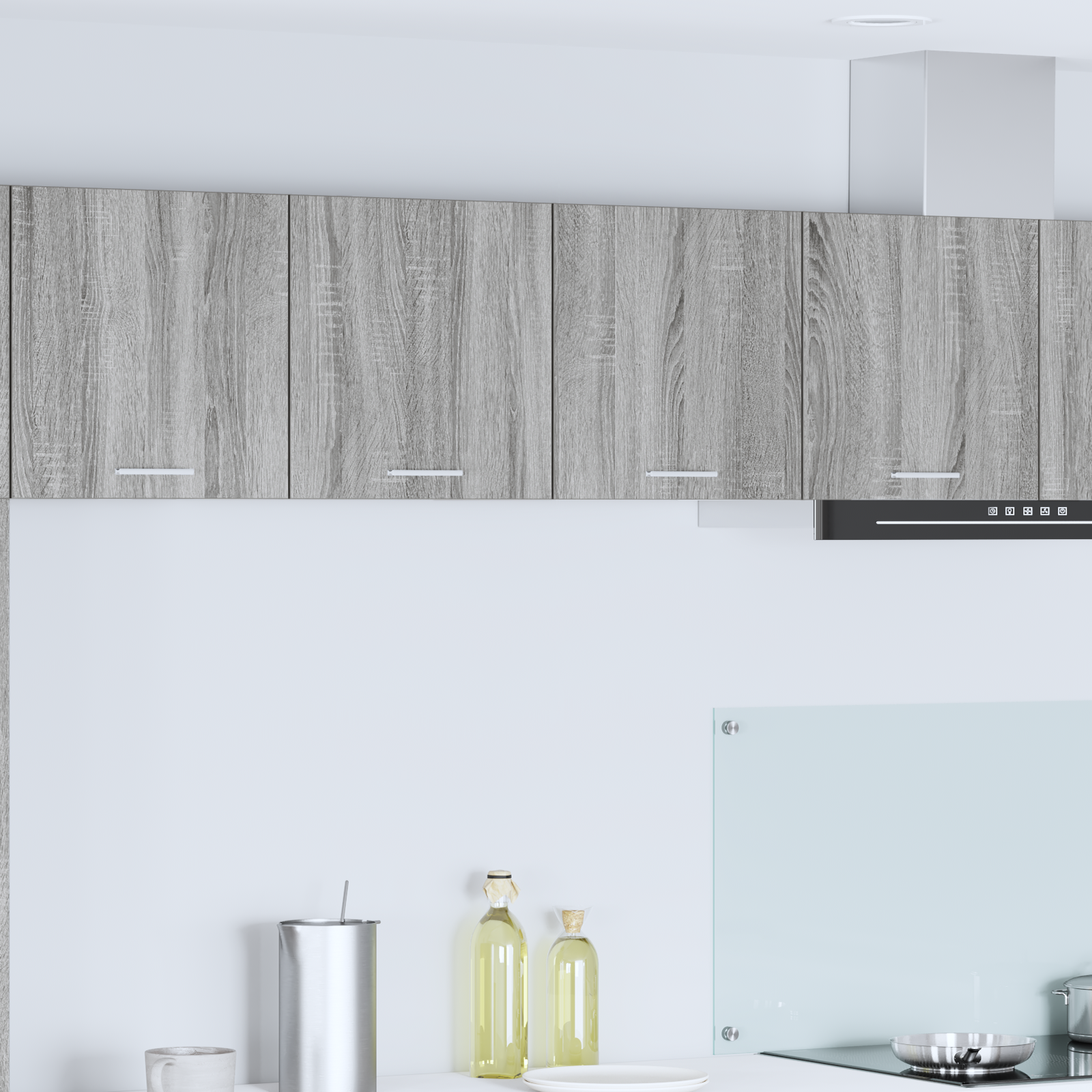 Wall Cabinet Riga Grey Sonoma 80 x 31 x 40 cm