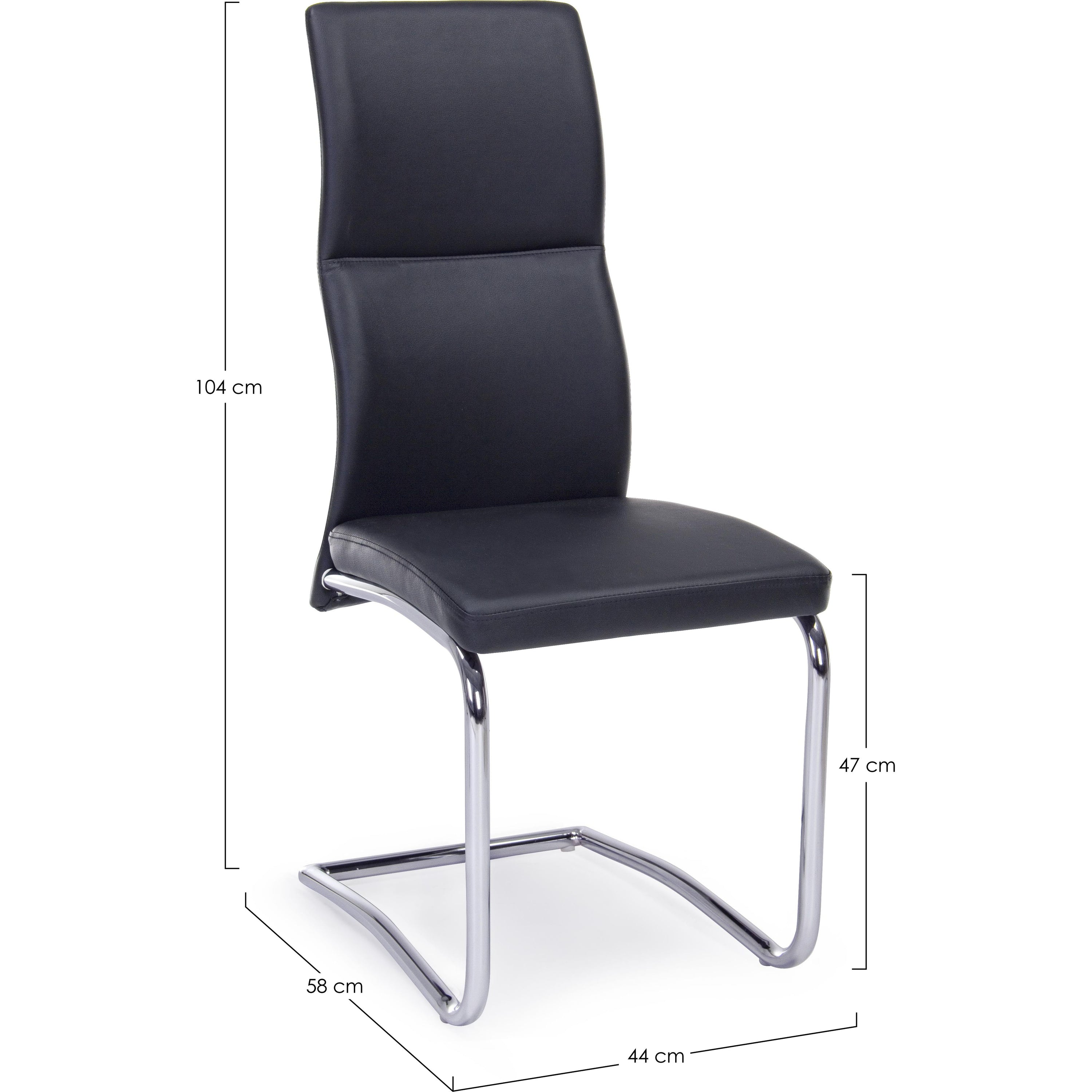 THELMA chair, black color