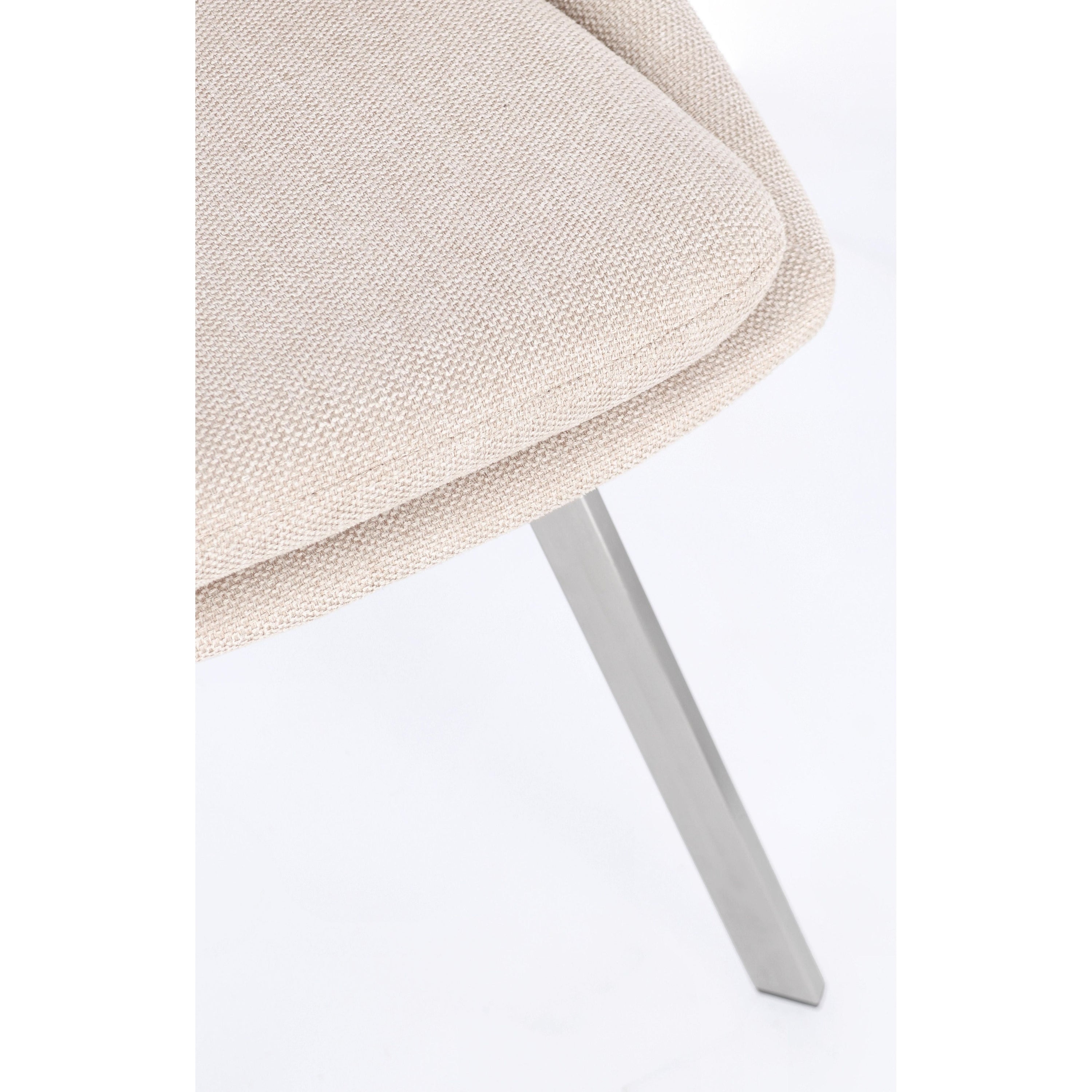 KASHAR valgomojo kėdė, beige spalva