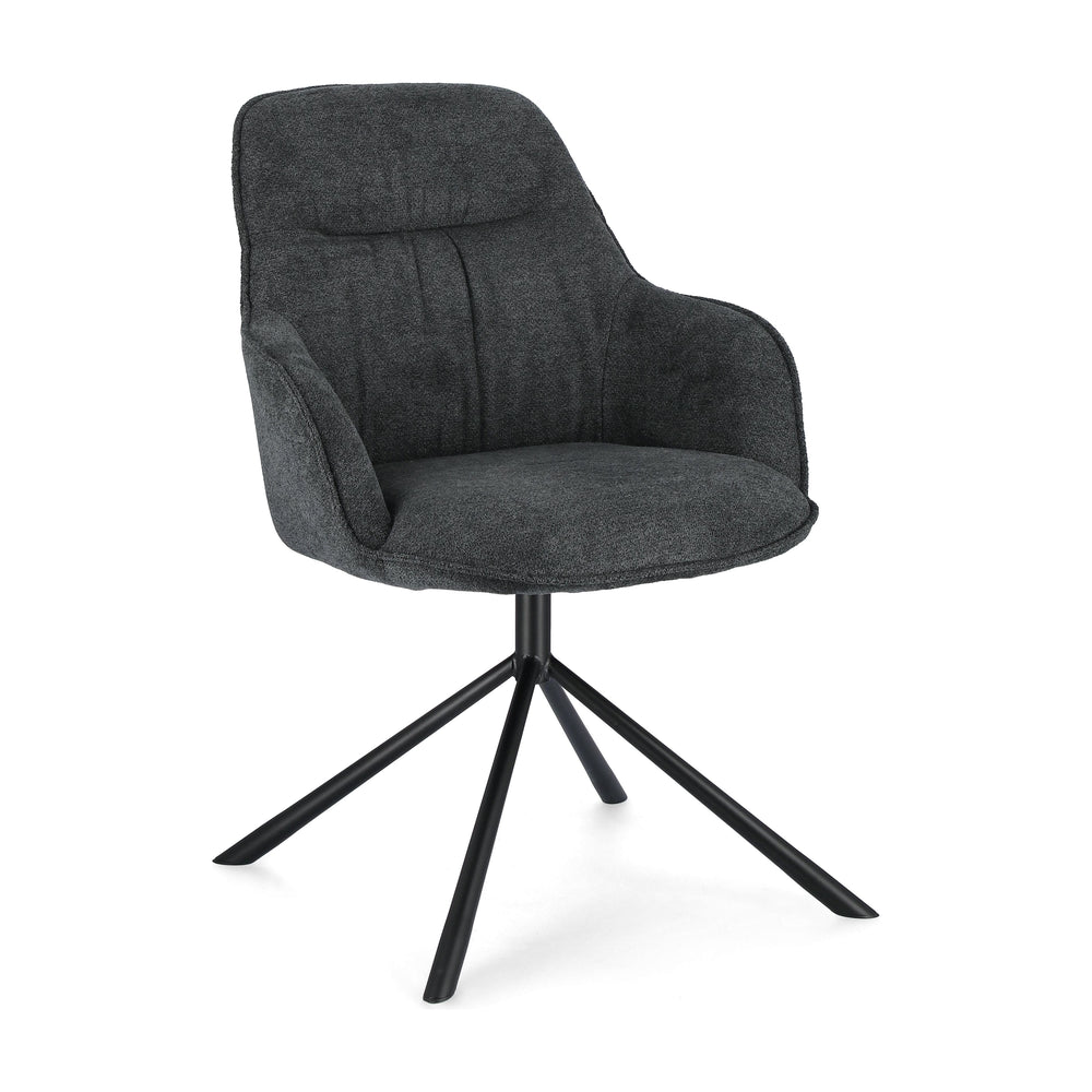 GRANT kėdė, tamsiai pilka spalva