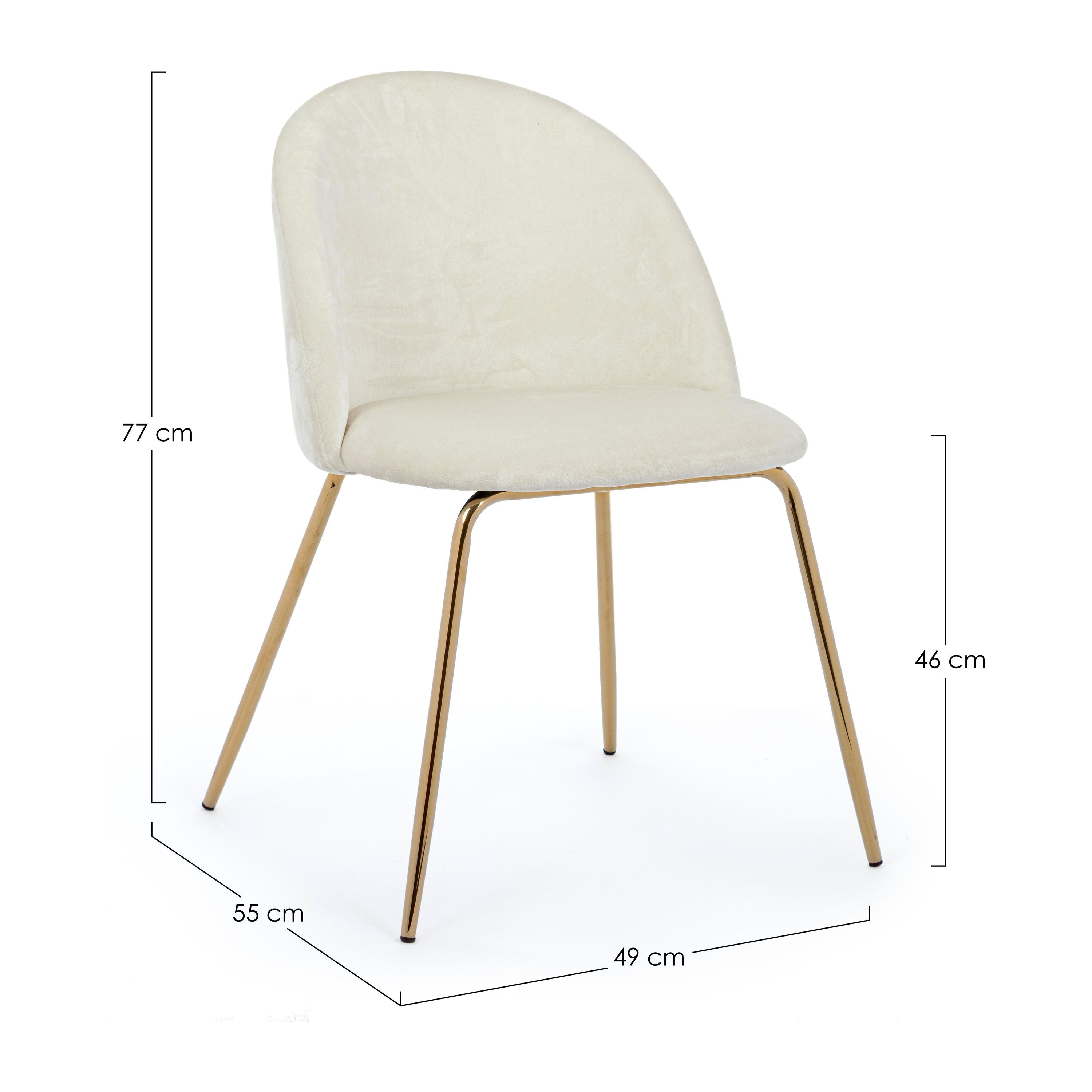 TANYA dining chair, white
