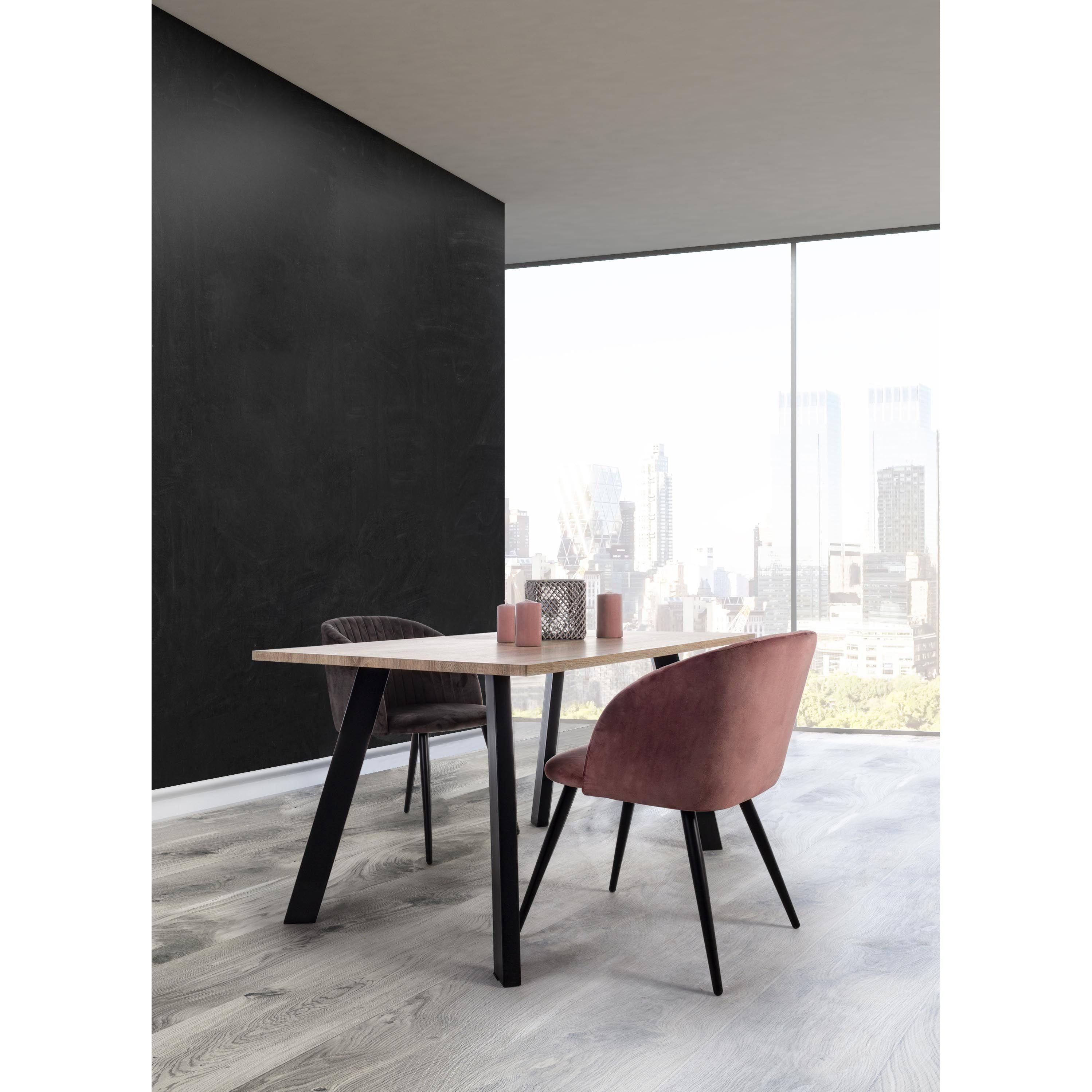 QUEEN dining chair, dark grey