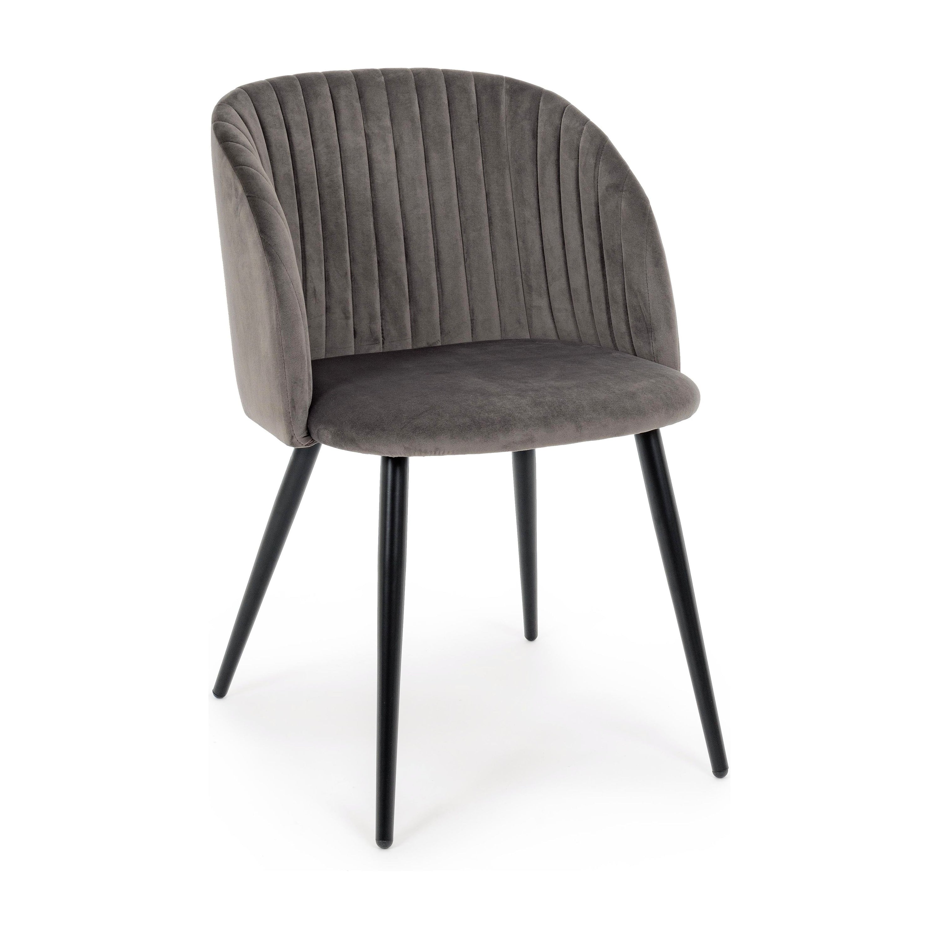 QUEEN dining chair, dark grey