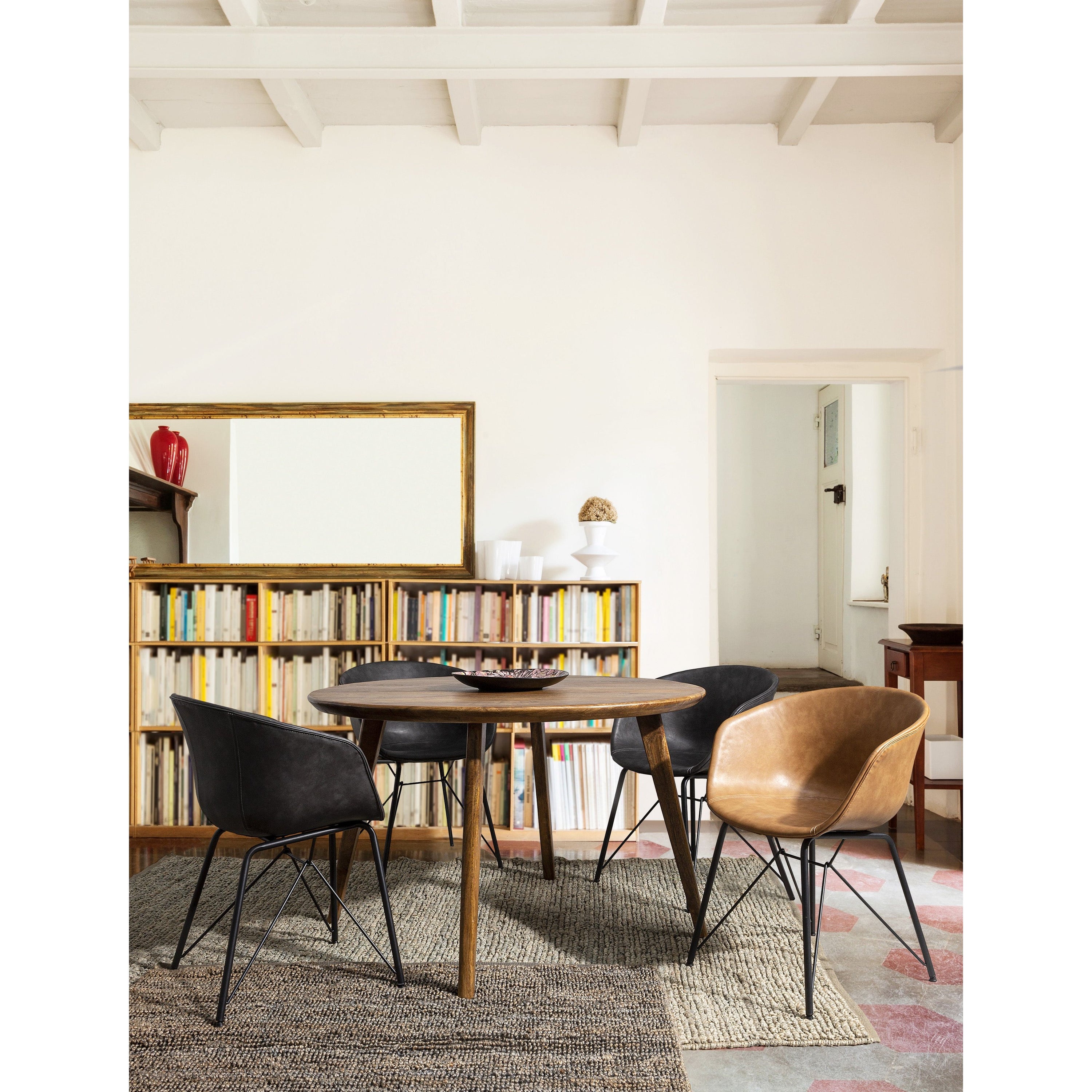 WARHOL chair, brown color