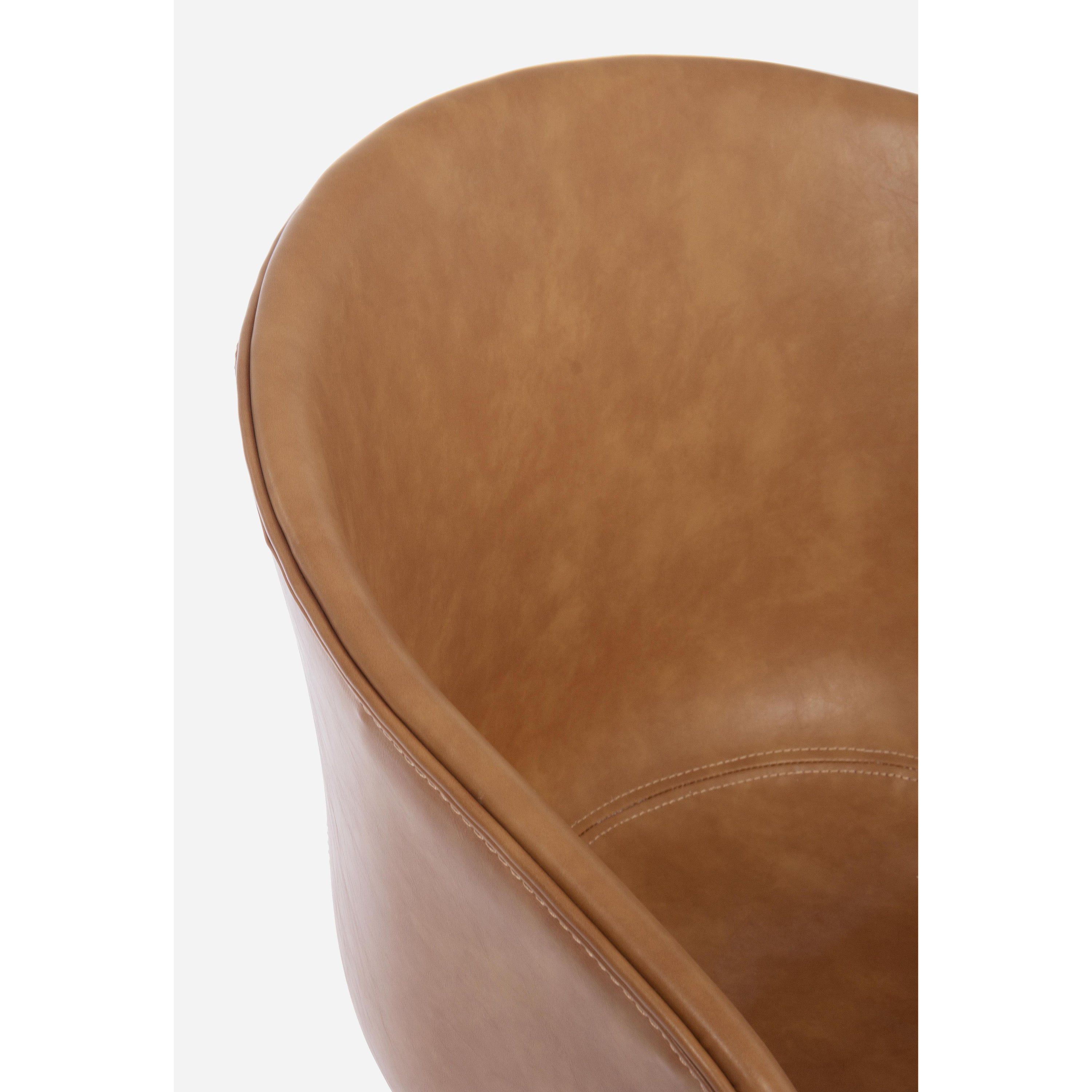 WARHOL chair, brown color