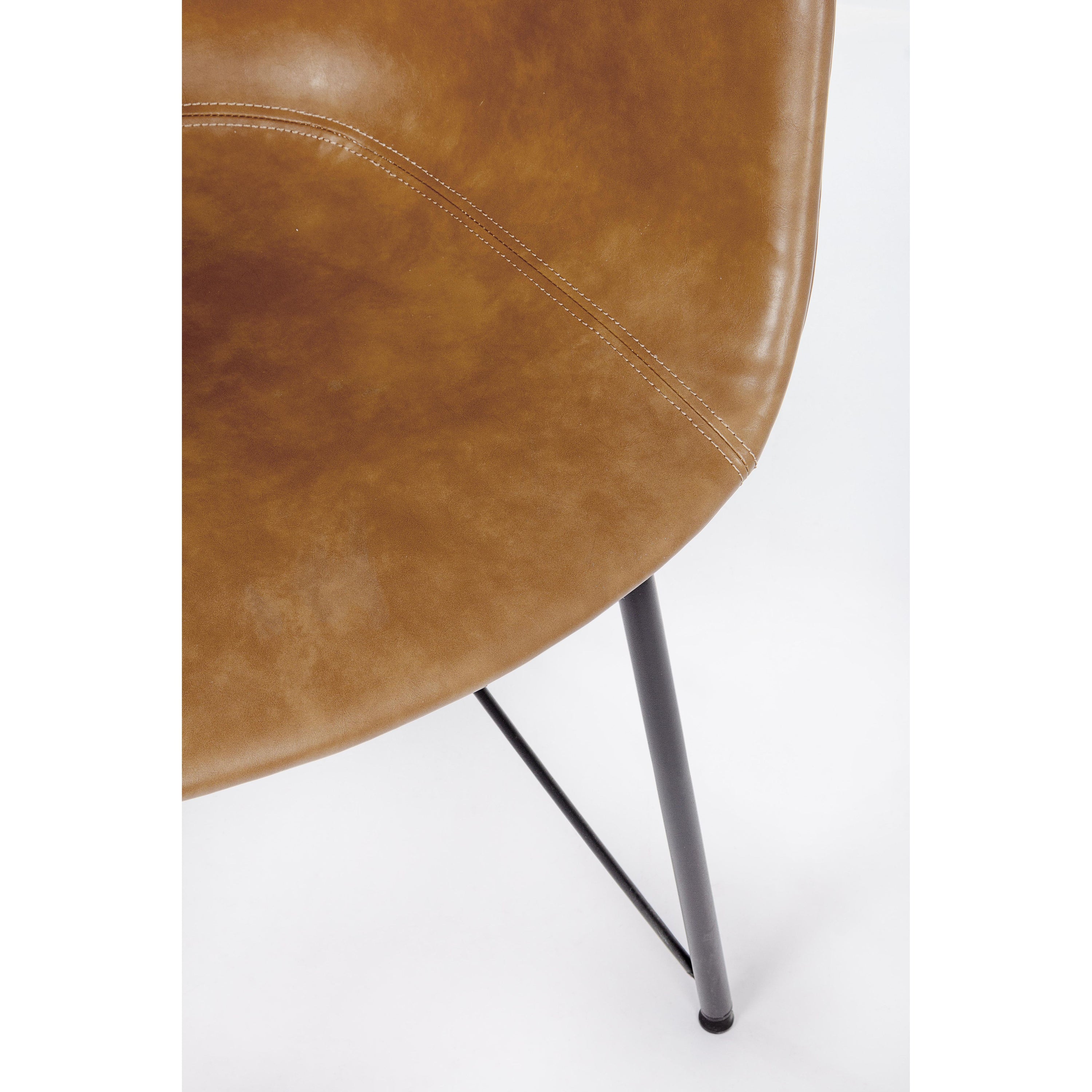 WARHOL chair, brown color